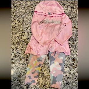 24M girls ADIDAS 2 piece dry fit outfit